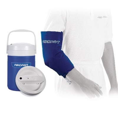 Aircast Elbow Cold Therapy Cryo/Cuff with Automatic Cold Therapy IC Cooler Saver Pack